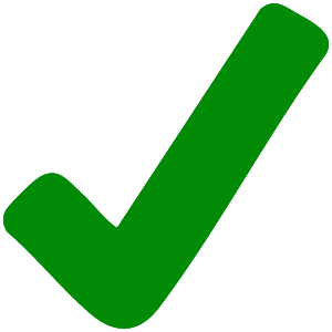 Check verde